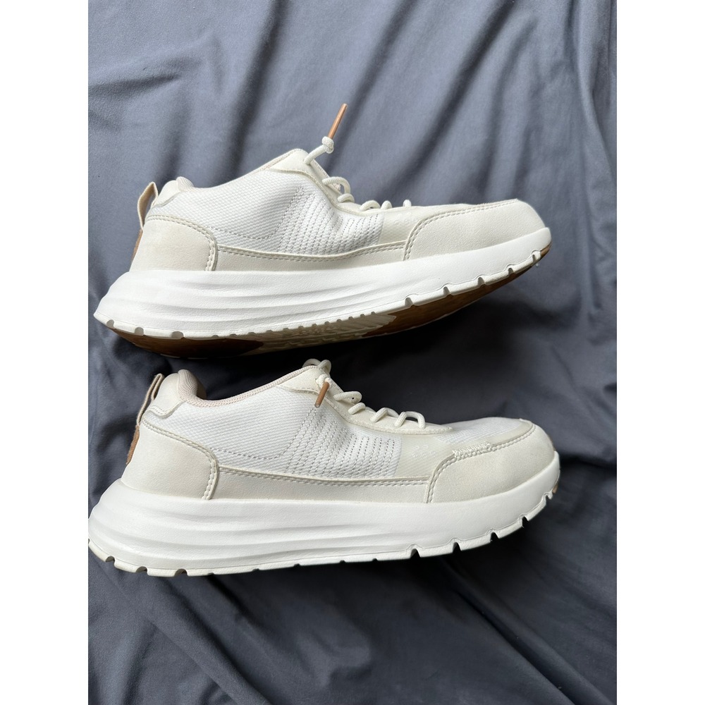 Hey Dude Sirocco Alta W Neutrals White Cream Leopard Print Sneakers Womens 7 - Picture 5 of 8